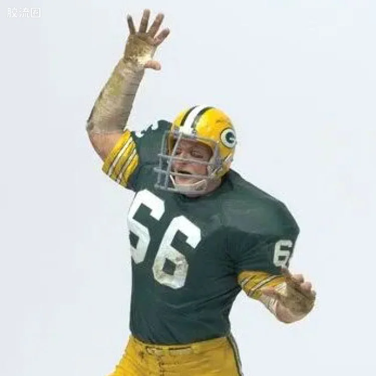 麦克法兰NFL美式足球系列玩具 传奇第2代 RAY NITSCHKE