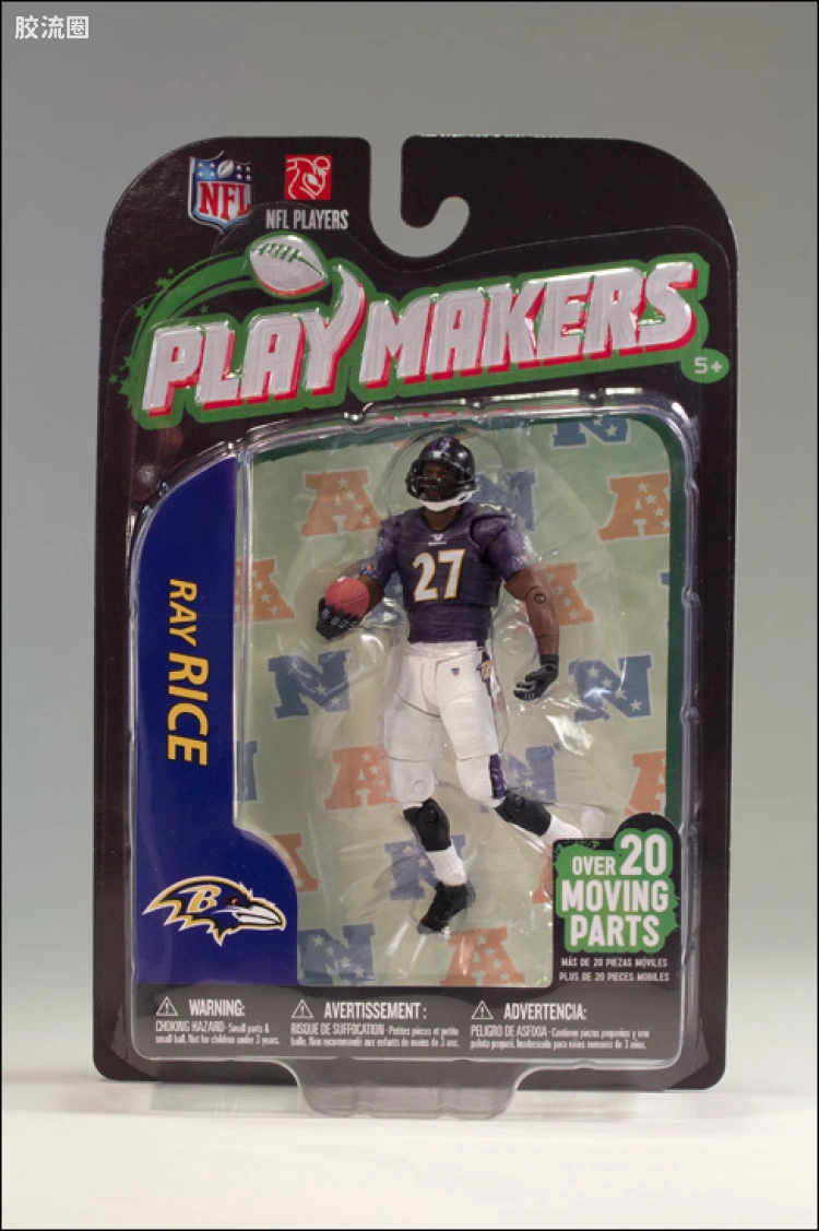 麦克法兰NFL美式足球系列玩具 PLAYMAKERS第3代 RAY RICE