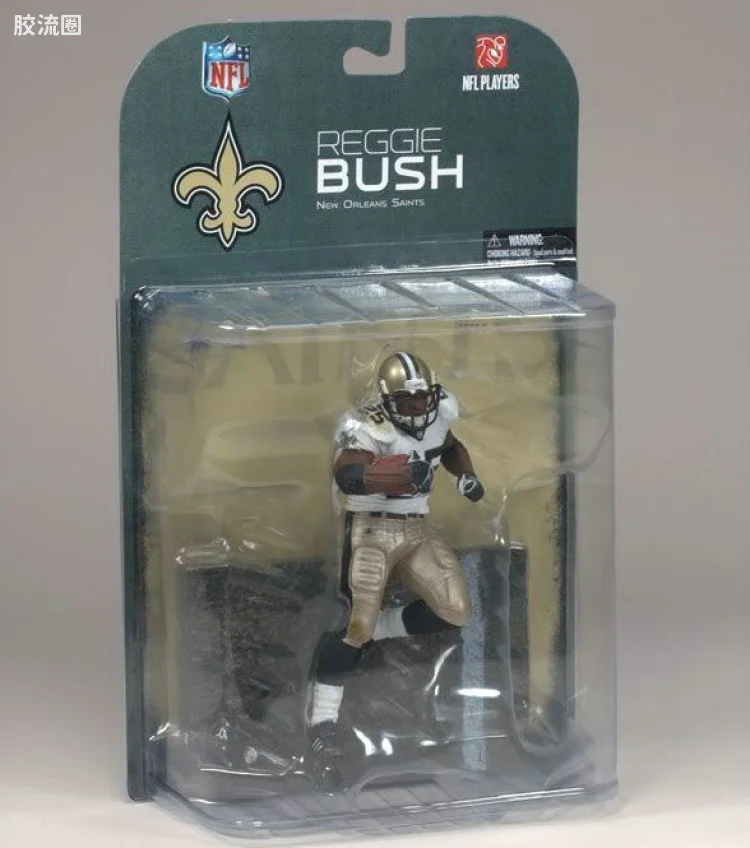 麦克法兰NFL美式足球系列玩具 第17代 REGGIE BUSH 2