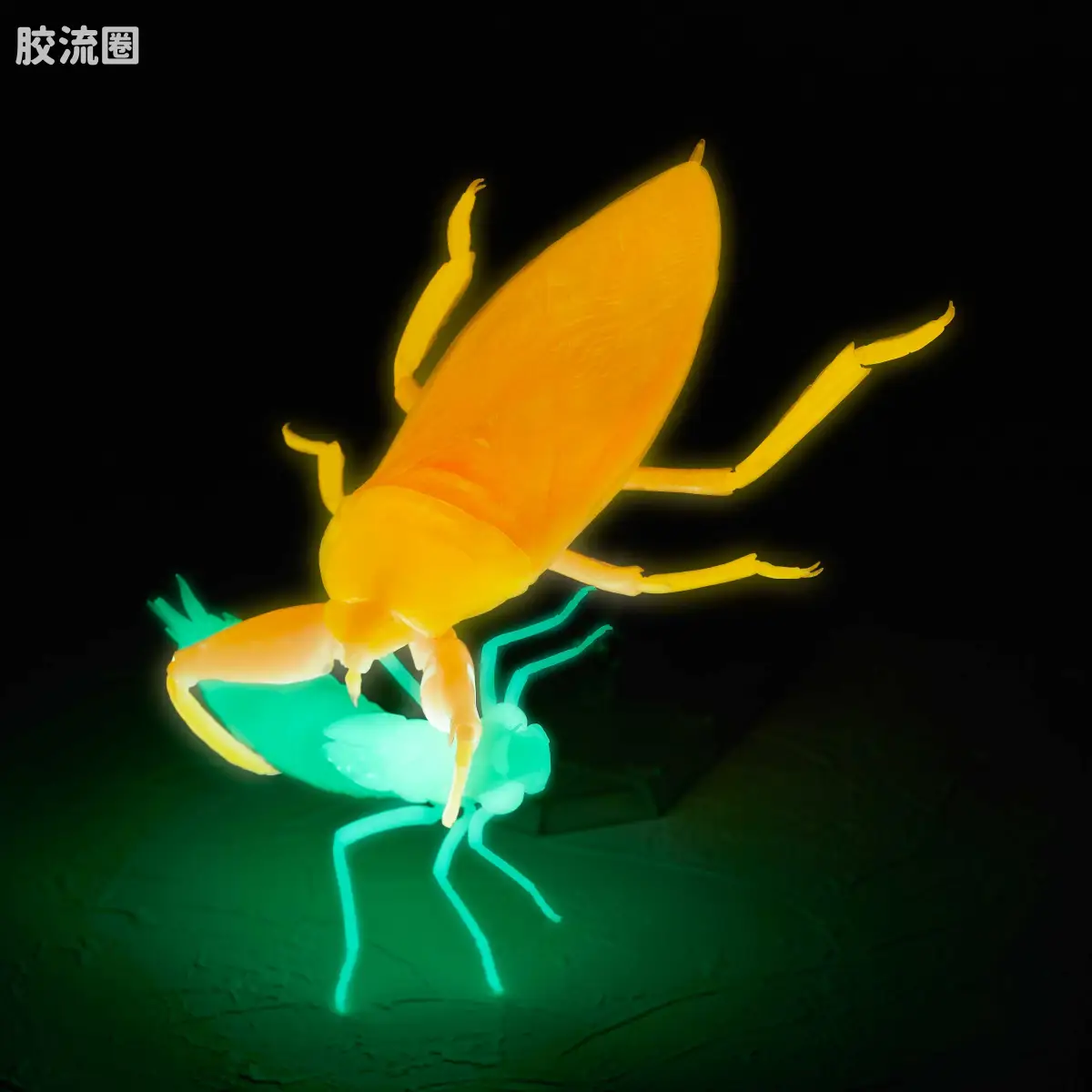 转轮科技 REVOLTECH GEO RG006 田鳖&绿胸晏蜓 橙色夜光ver. - 图片