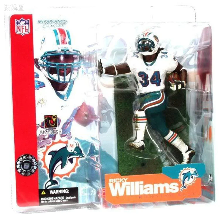 麦克法兰NFL美式足球系列玩具 第4代 RICKY WILLIAMS