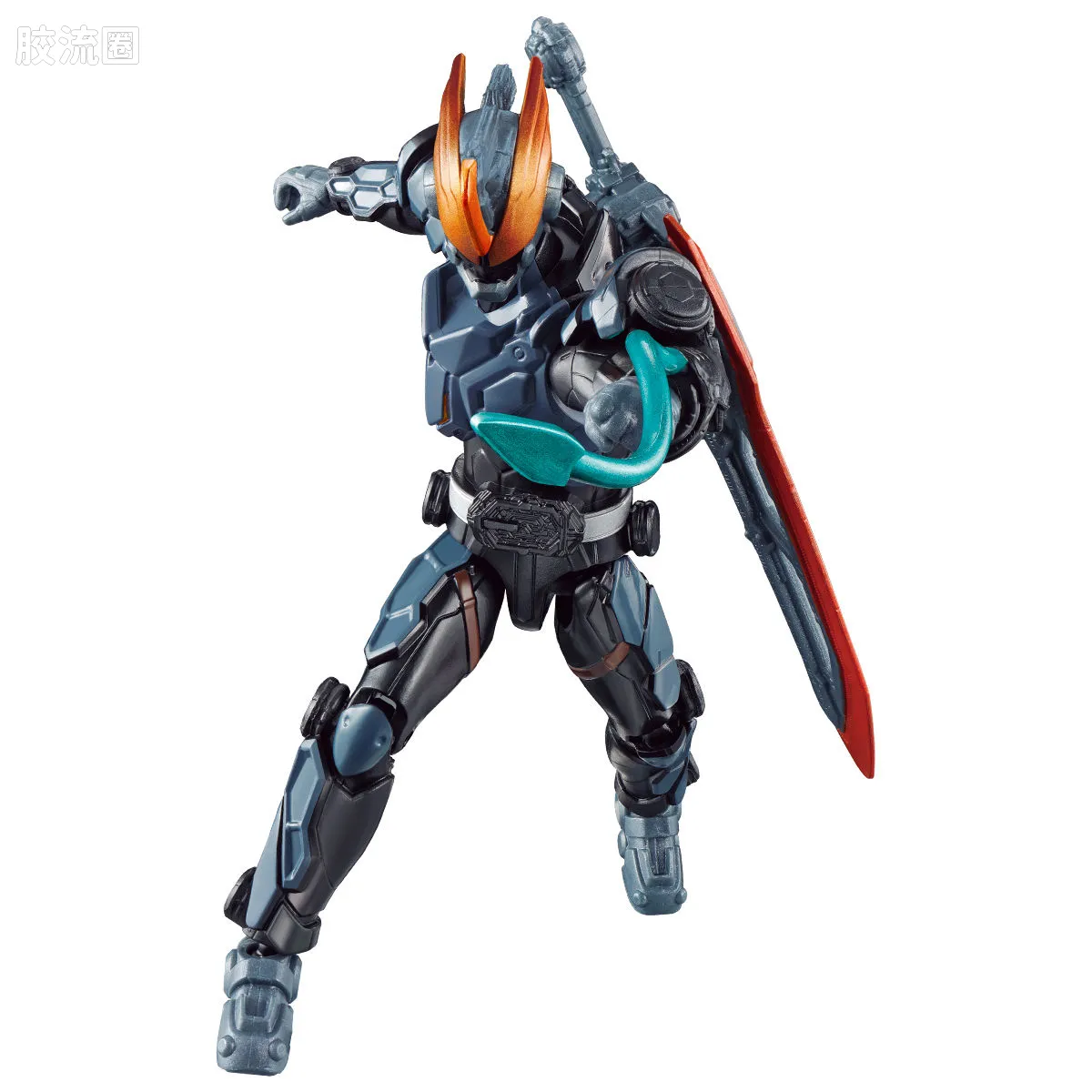 RIDER KICK'S FIGURE 普通版 假面骑士大剑 玄武神话＆玄武小杰 形态变换套装 - 图片