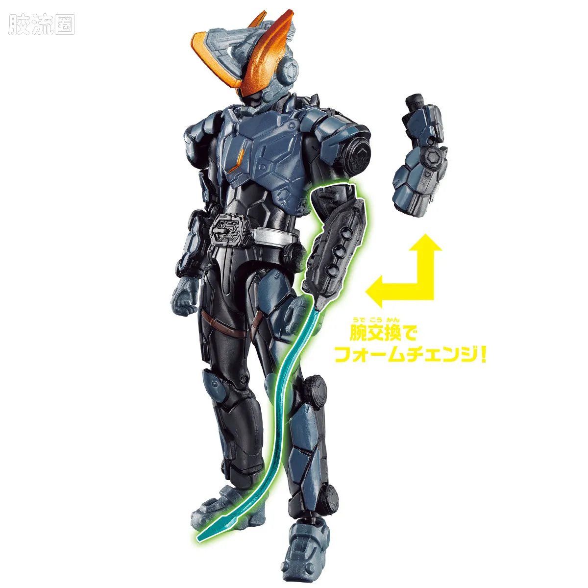 RIDER KICK'S FIGURE 普通版 假面骑士大剑 玄武神话＆玄武小杰 形态变换套装 - 图片