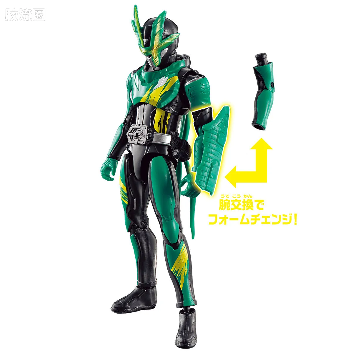 RIDER KICK'S FIGURE 普通版 假面骑士剑斩 猿飞忍者传＆猿飞小猪3兄弟 变换套装 - 图片