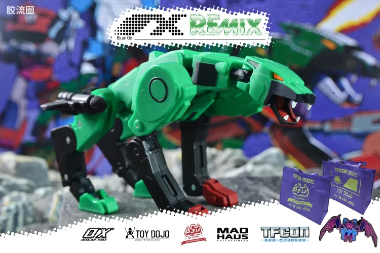 RMX-20 黑猫/绿色机器狗
