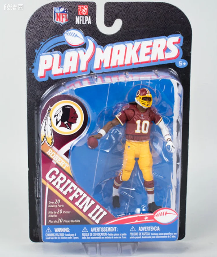 麦克法兰NFL美式足球系列玩具 PLAYMAKERS第4代 ROBERT GRIFFIN III