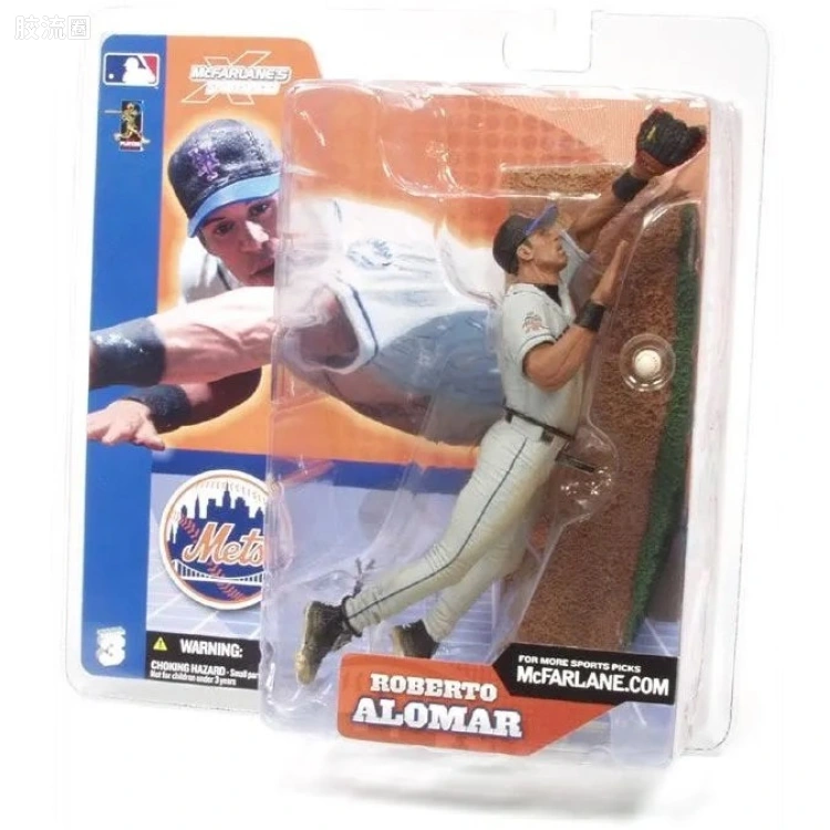 麦克法兰MLB棒球系列玩具 第3代 ROBERTO ALOMAR