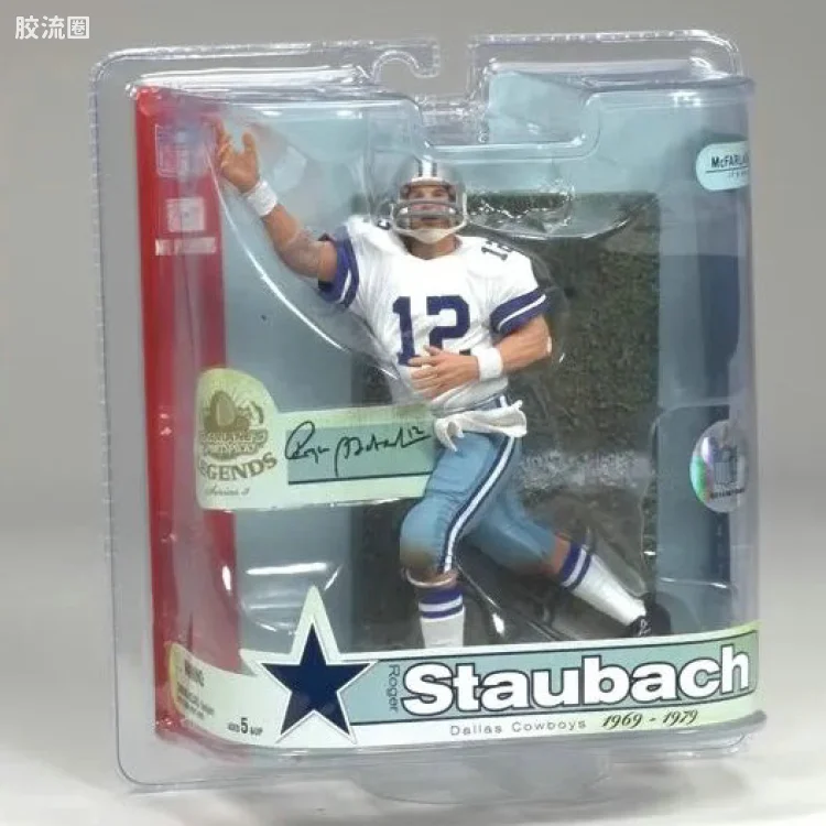麦克法兰NFL美式足球系列玩具 传奇第3代 ROGER STAUBACH