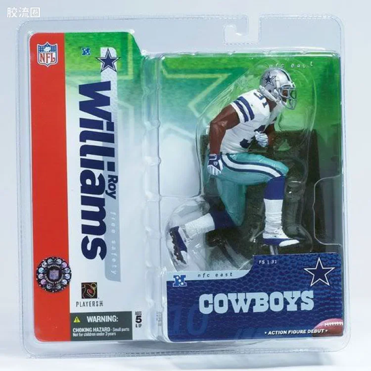麦克法兰NFL美式足球系列玩具 第10代 ROY WILLIAMS