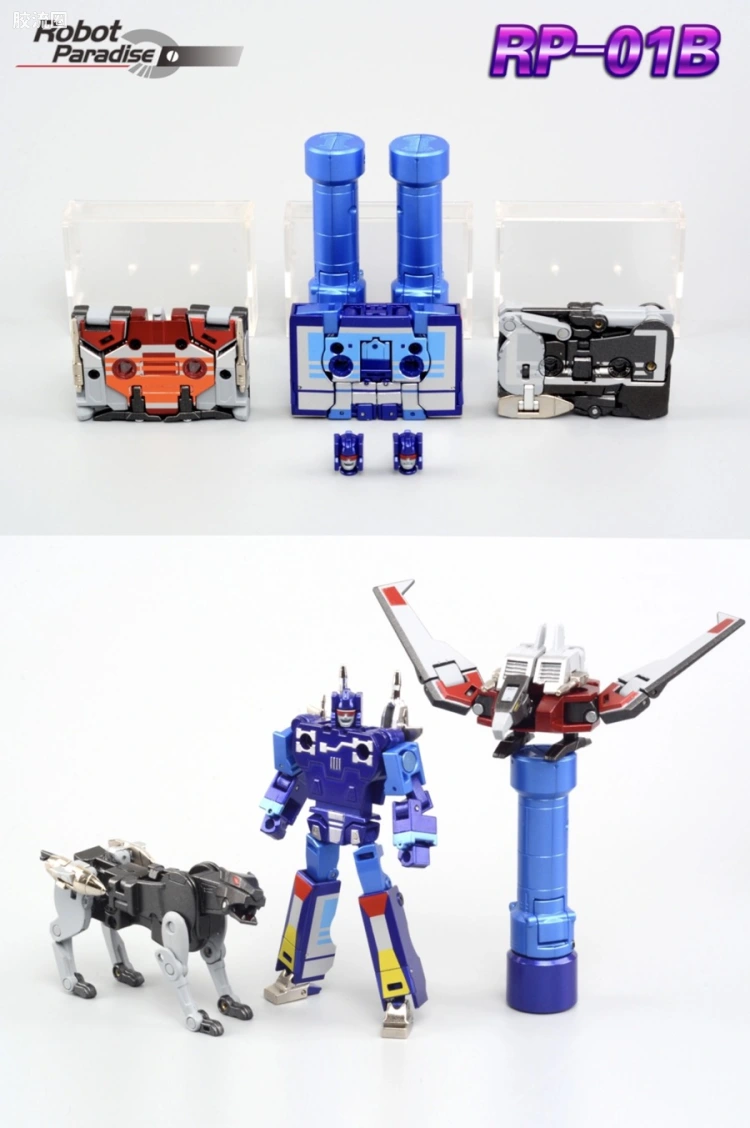 FansToys变形玩具系列 RP RP-01B 轰隆隆&激光鸟&机器狗
