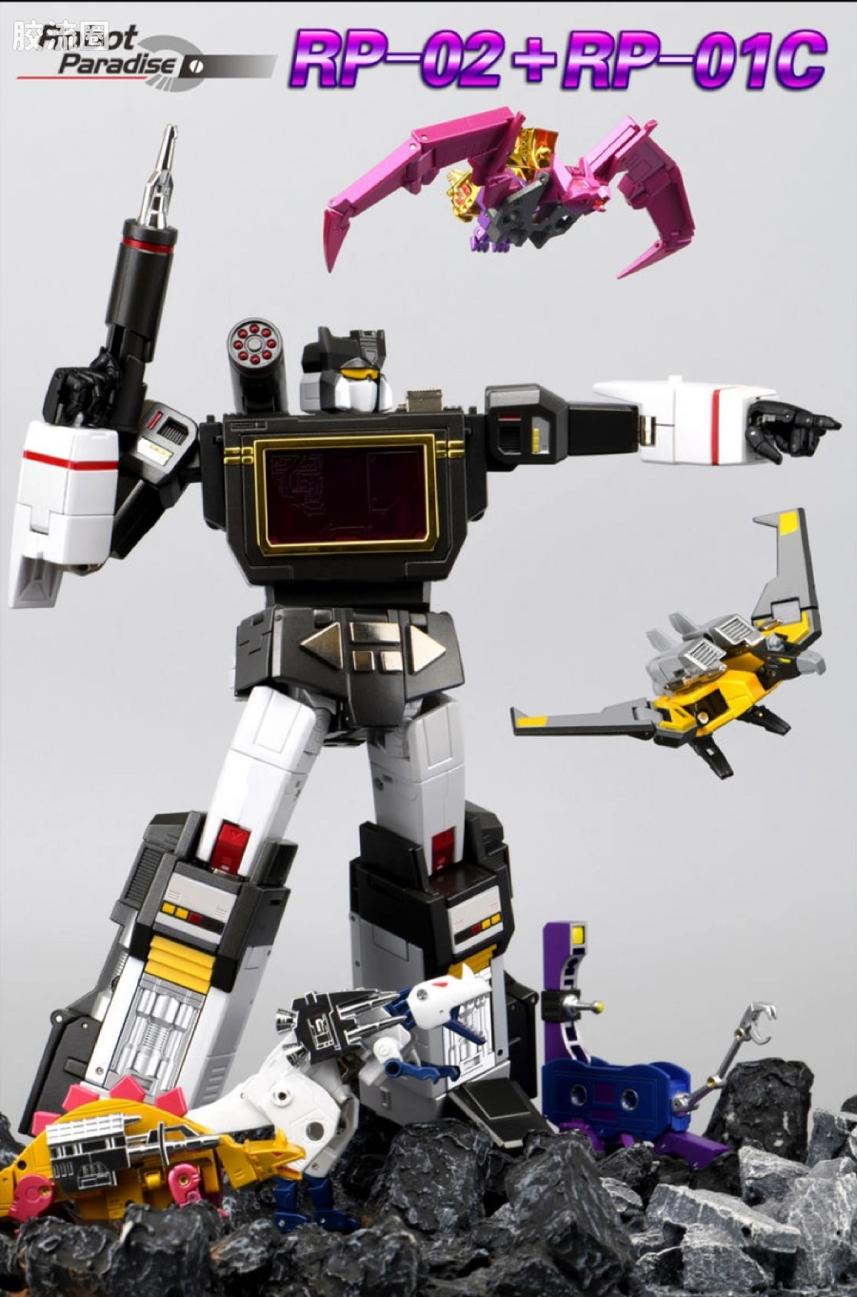 FansToys变形玩具系列 RP RP-02音板+蝙蝠精 - 图片