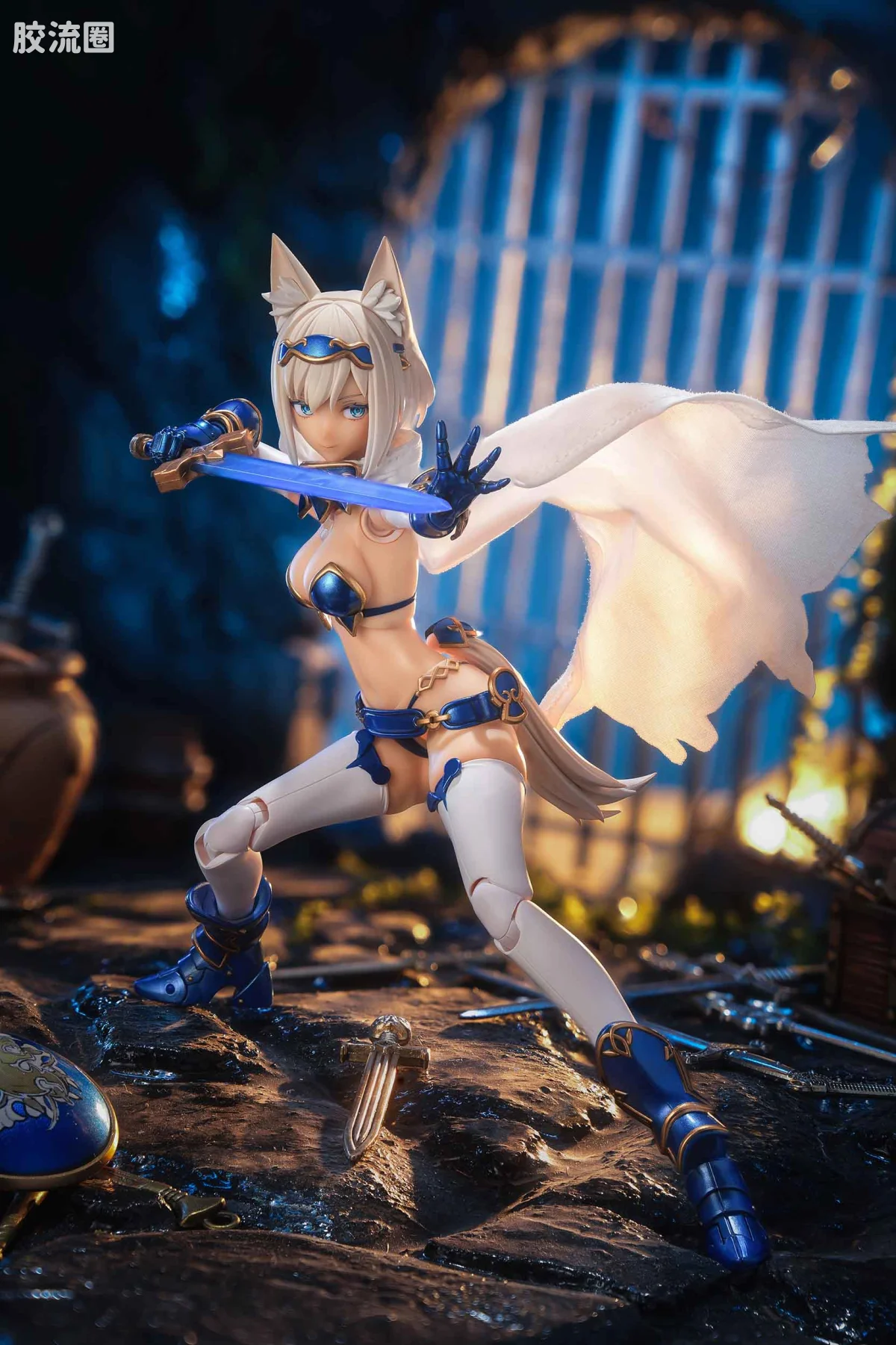 蜗之壳 综合手办 1/12可动成品系列 RPG-05 勇者狼妹 迅狼Wolf - 图片