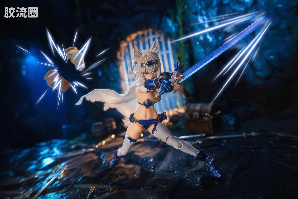 蜗之壳 综合手办 1/12可动成品系列 RPG-05 勇者狼妹 迅狼Wolf - 图片