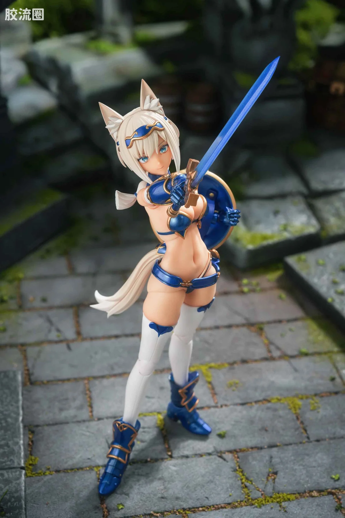 蜗之壳 综合手办 1/12可动成品系列 RPG-05 勇者狼妹 迅狼Wolf - 图片