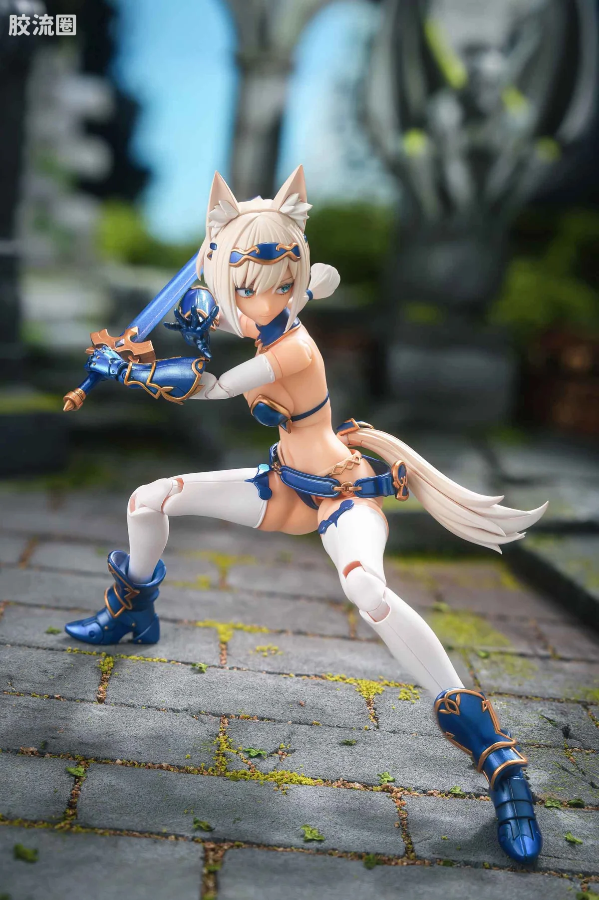 蜗之壳 综合手办 1/12可动成品系列 RPG-05 勇者狼妹 迅狼Wolf - 图片