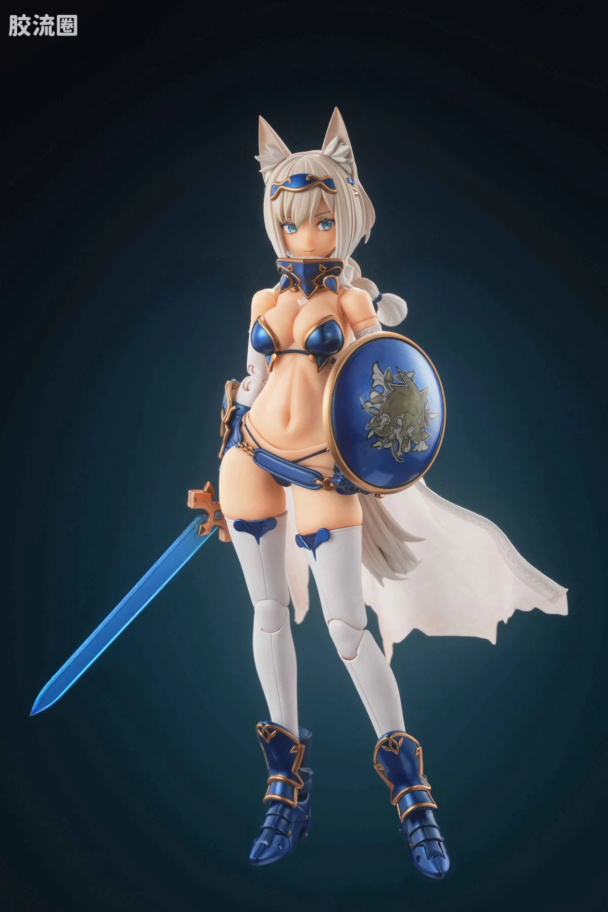蜗之壳 综合手办 1/12可动成品系列 RPG-05 勇者狼妹 迅狼Wolf - 图片