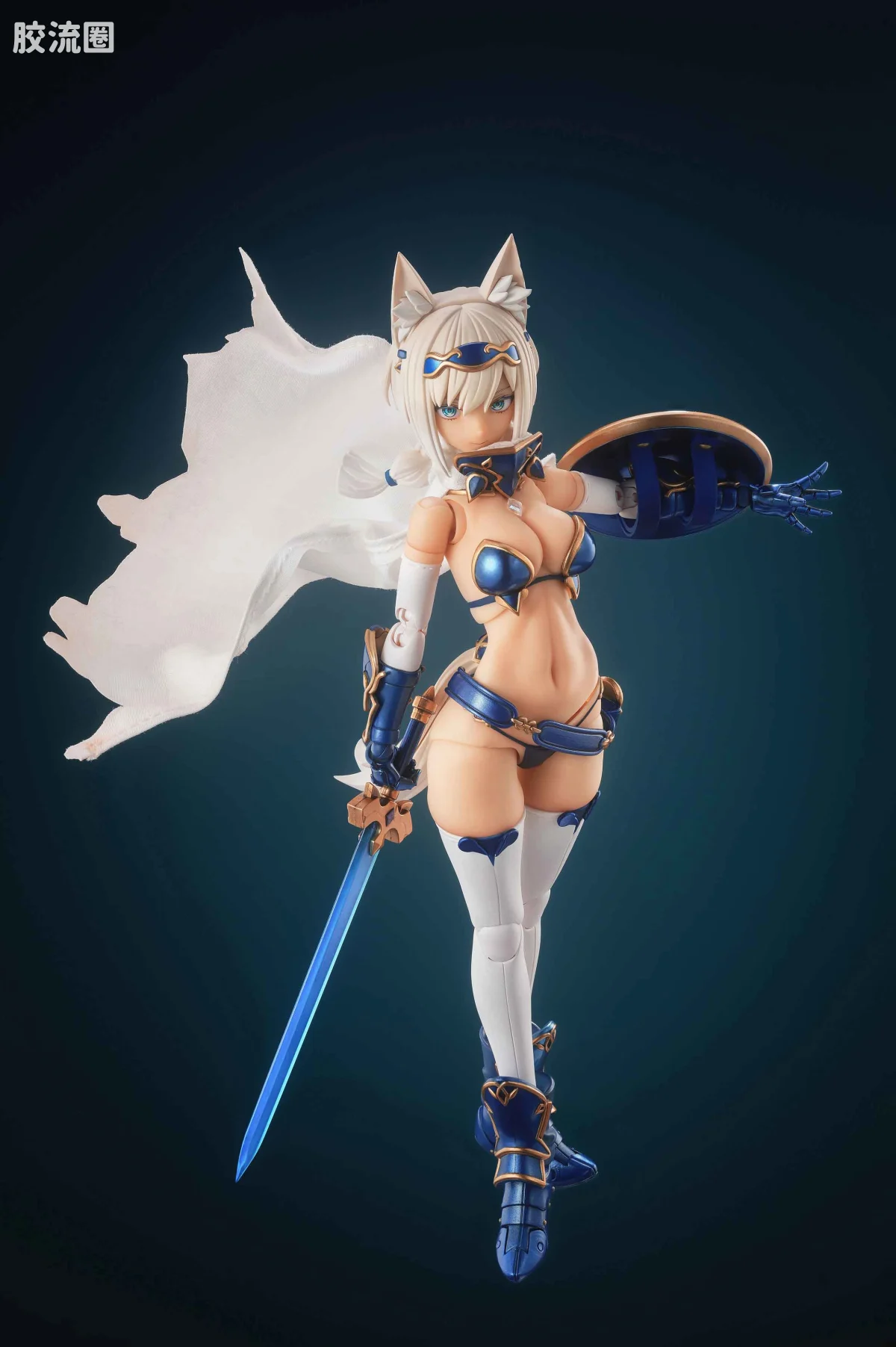 蜗之壳 综合手办 1/12可动成品系列 RPG-05 勇者狼妹 迅狼Wolf - 图片