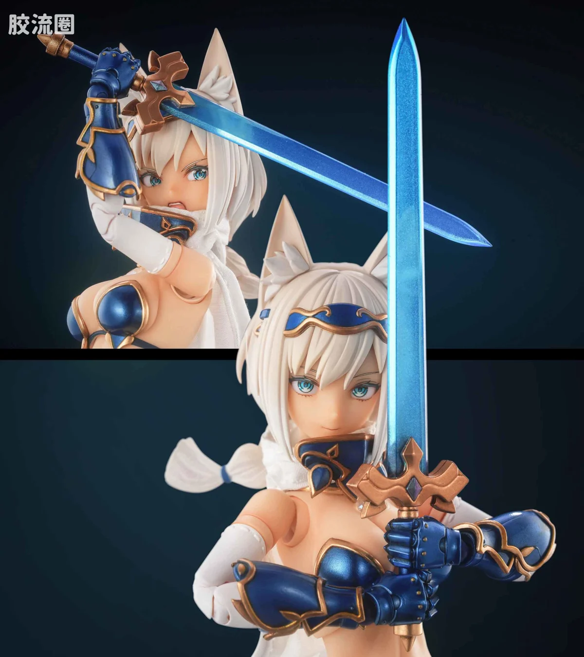 蜗之壳 综合手办 1/12可动成品系列 RPG-05 勇者狼妹 迅狼Wolf - 图片