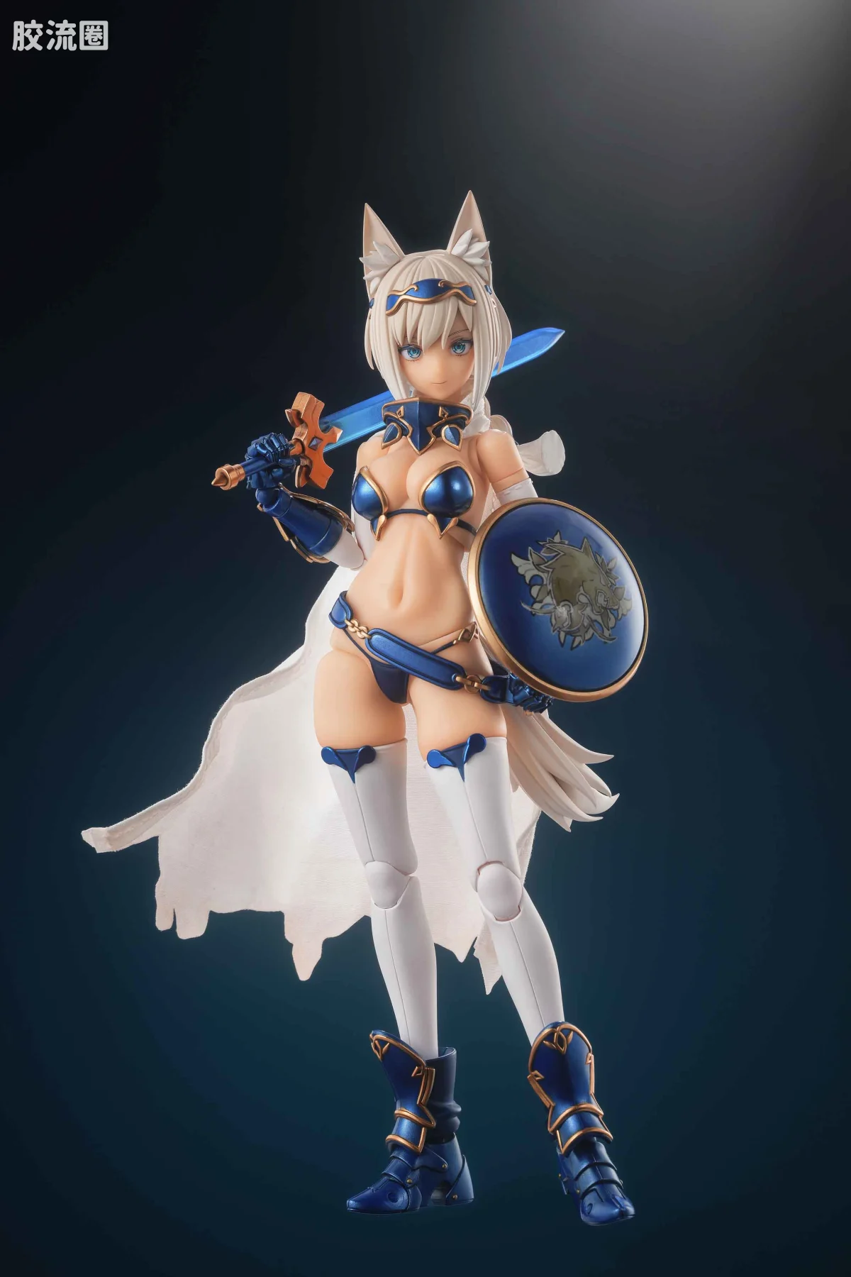 蜗之壳 综合手办 1/12可动成品系列 RPG-05 勇者狼妹 迅狼Wolf - 图片
