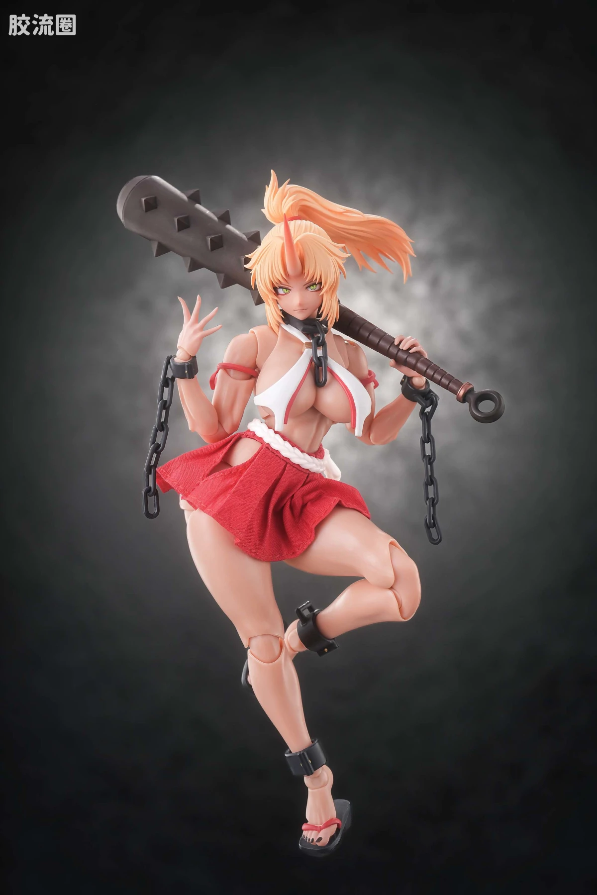 蜗之壳 综合手办 1/12可动成品系列 RPGEX-08 鬼巫女-次女・红叶 - 图片