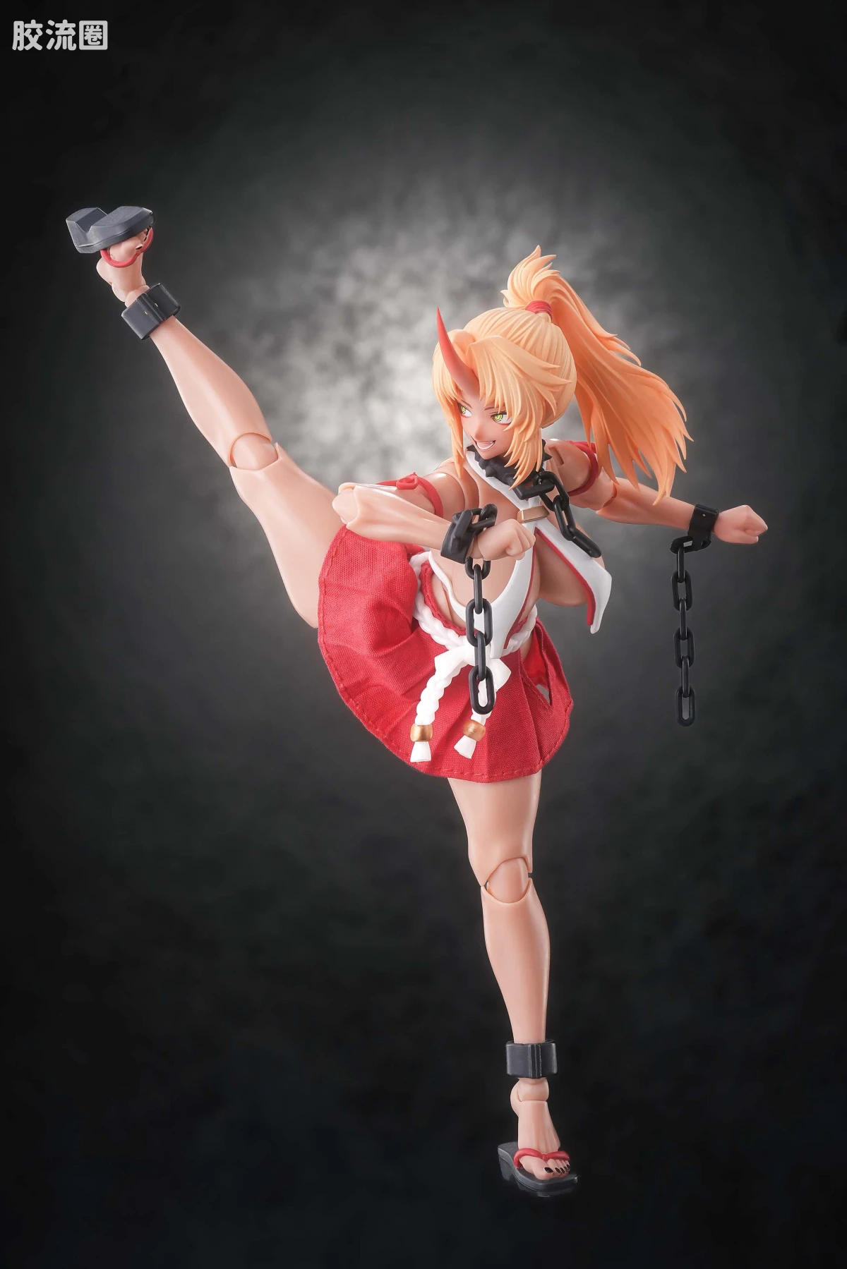 蜗之壳 综合手办 1/12可动成品系列 RPGEX-08 鬼巫女-次女・红叶 - 图片