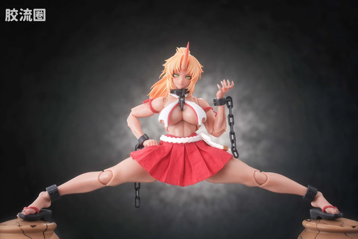蜗之壳 综合手办 1/12可动成品系列 RPGEX-08 鬼巫女-次女・红叶 - 图片