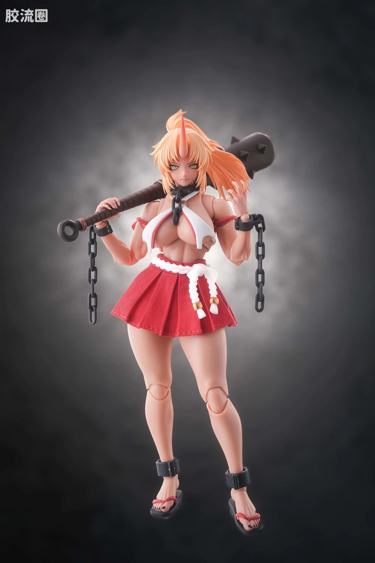 蜗之壳 综合手办 1/12可动成品系列 RPGEX-08 鬼巫女-次女・红叶 - 图片
