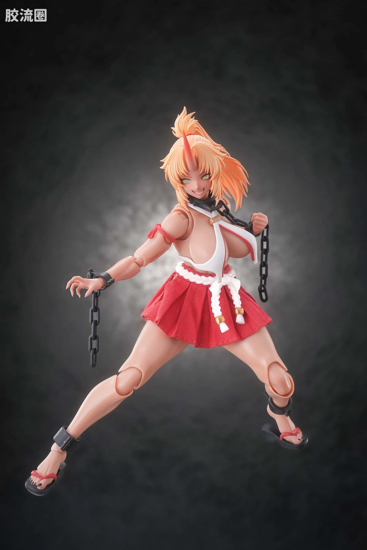 蜗之壳 综合手办 1/12可动成品系列 RPGEX-08 鬼巫女-次女・红叶 - 图片