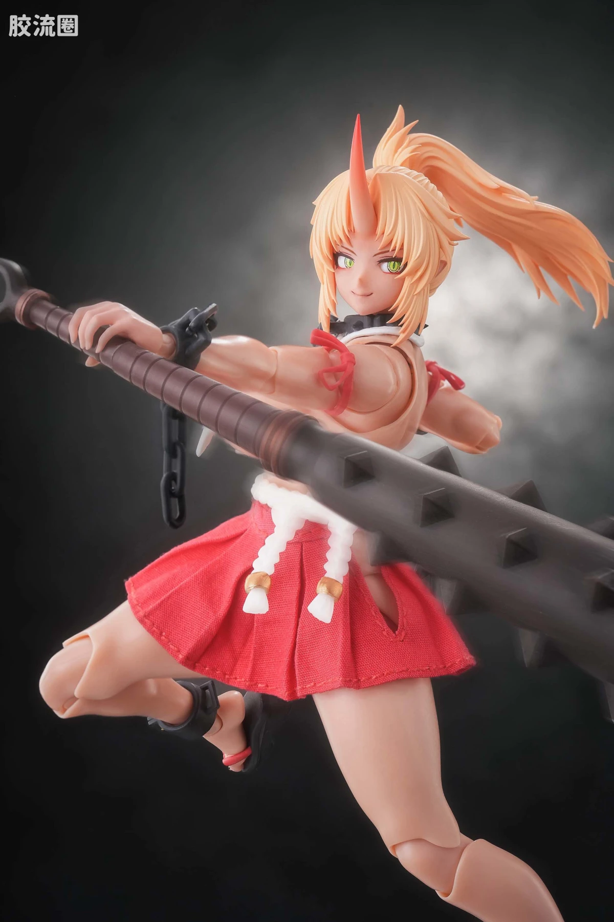 蜗之壳 综合手办 1/12可动成品系列 RPGEX-08 鬼巫女-次女・红叶 - 图片