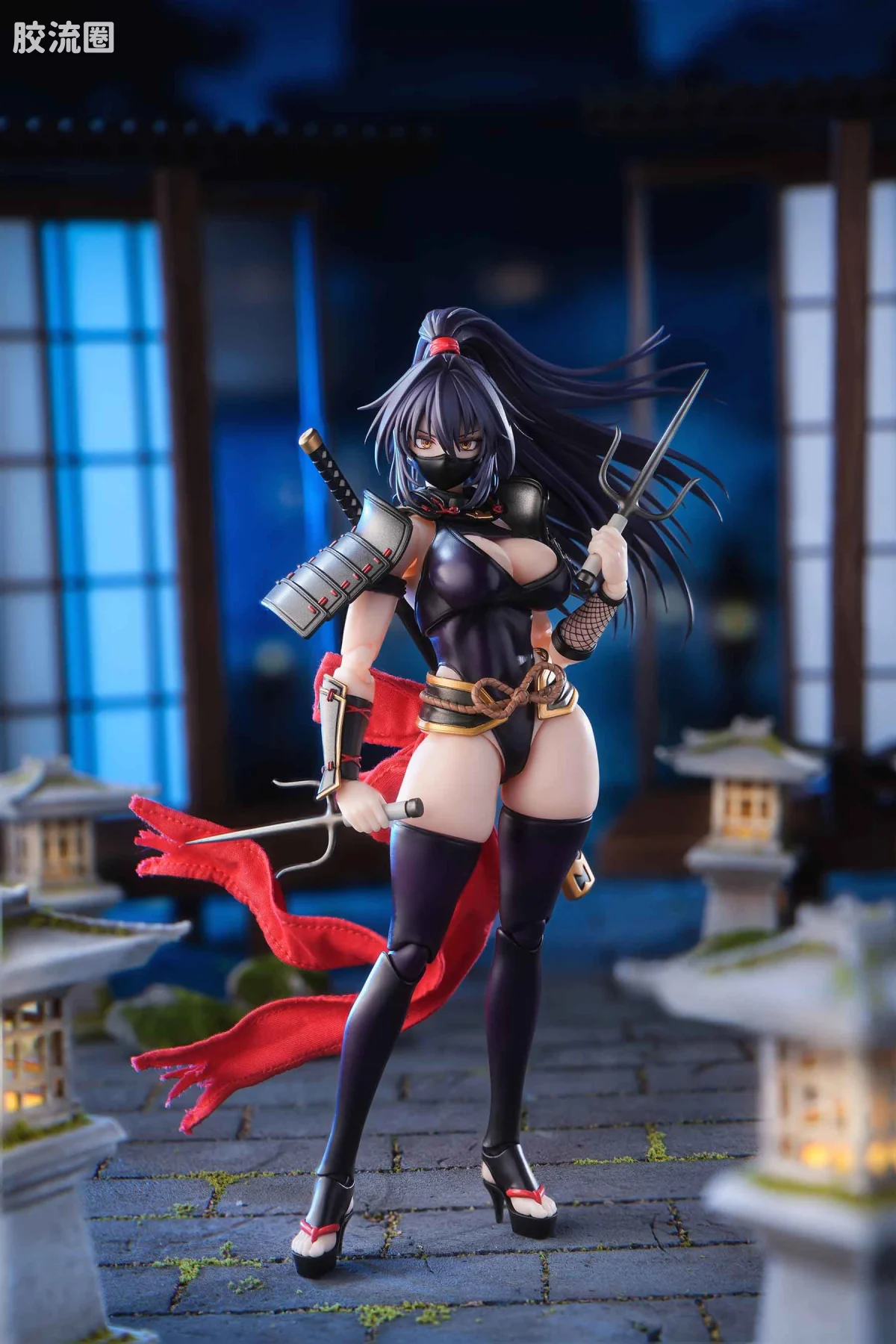 蜗之壳 综合手办 1/12可动成品系列 RPGEX-10 女忍者 裂风 - 图片