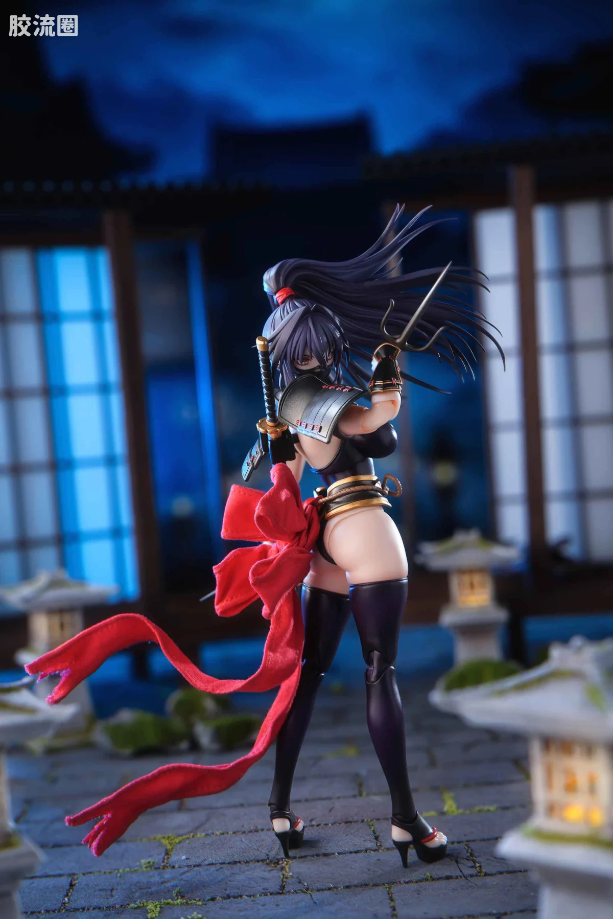 蜗之壳 综合手办 1/12可动成品系列 RPGEX-10 女忍者 裂风 - 图片