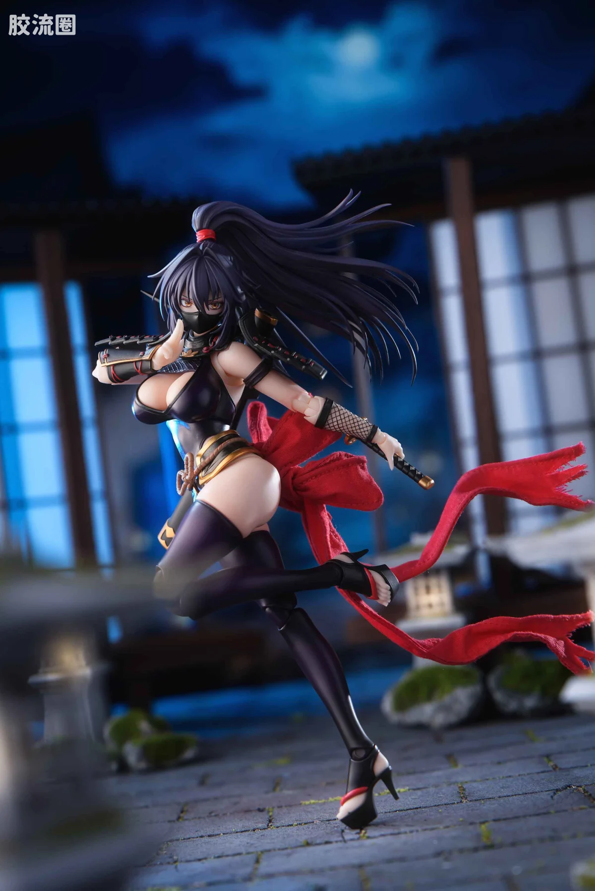 蜗之壳 综合手办 1/12可动成品系列 RPGEX-10 女忍者 裂风 - 图片