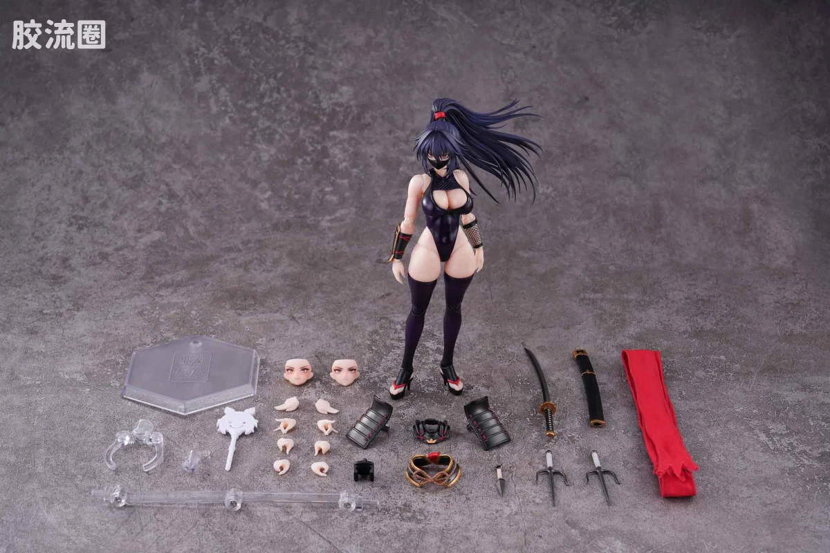 蜗之壳 综合手办 1/12可动成品系列 RPGEX-10 女忍者 裂风 - 图片