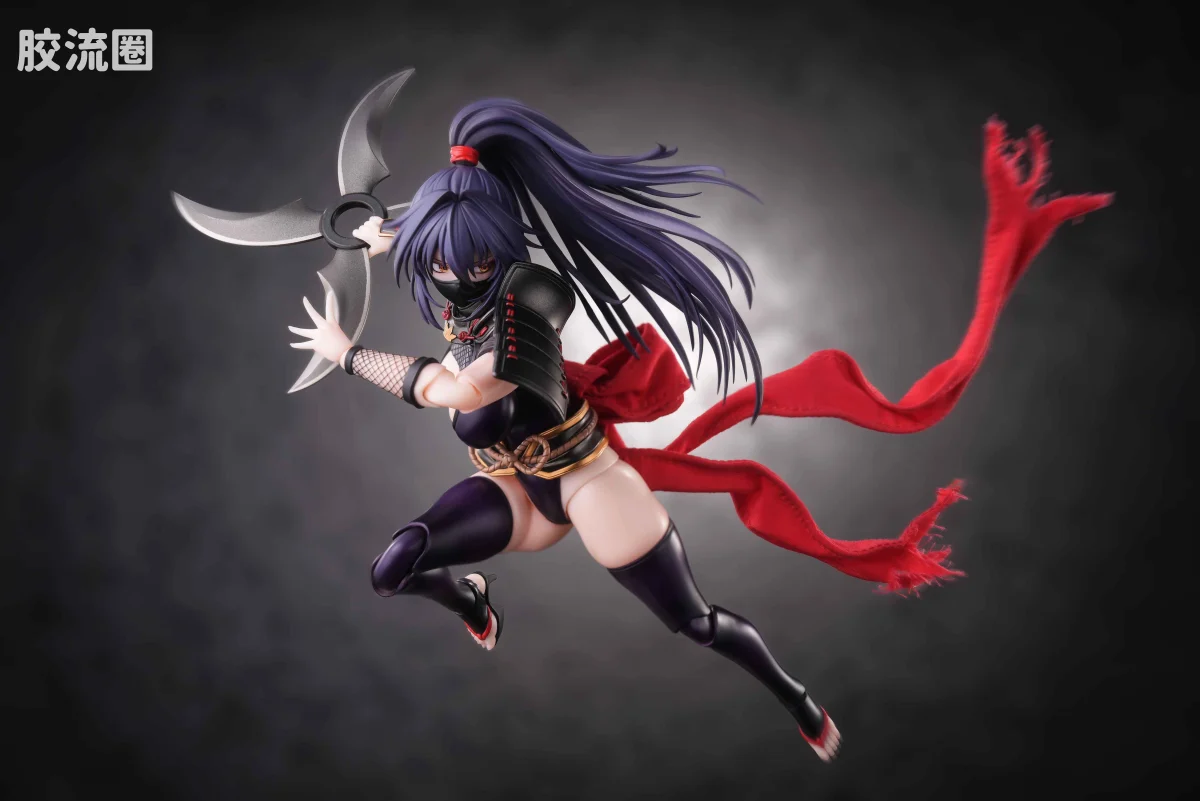 蜗之壳 综合手办 1/12可动成品系列 RPGEX-10 女忍者 裂风 - 图片