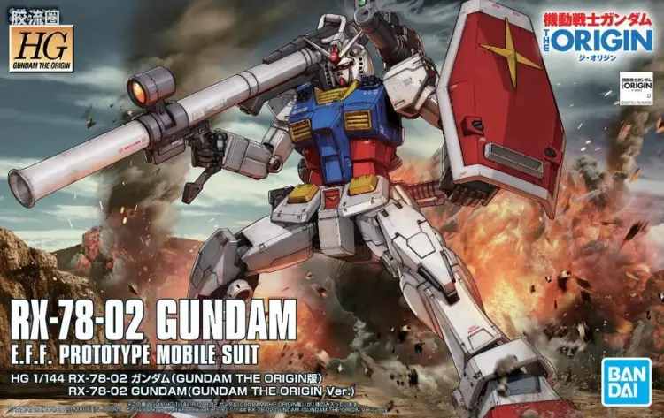 HG 高达The Origin 普通版 RX-78-02 高达(GTO版)