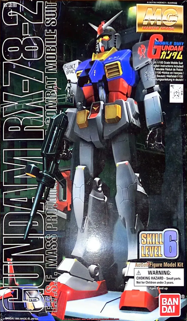 欧美特供高达模型套件系列 SKILL LEVEL6 (MG 1/100) RX-78-2  高达