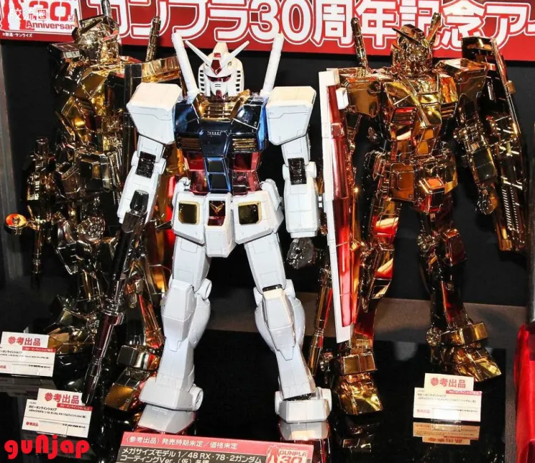 MEGA SIZE系列 参考出品 RX-78-2 高达 钛电镀版