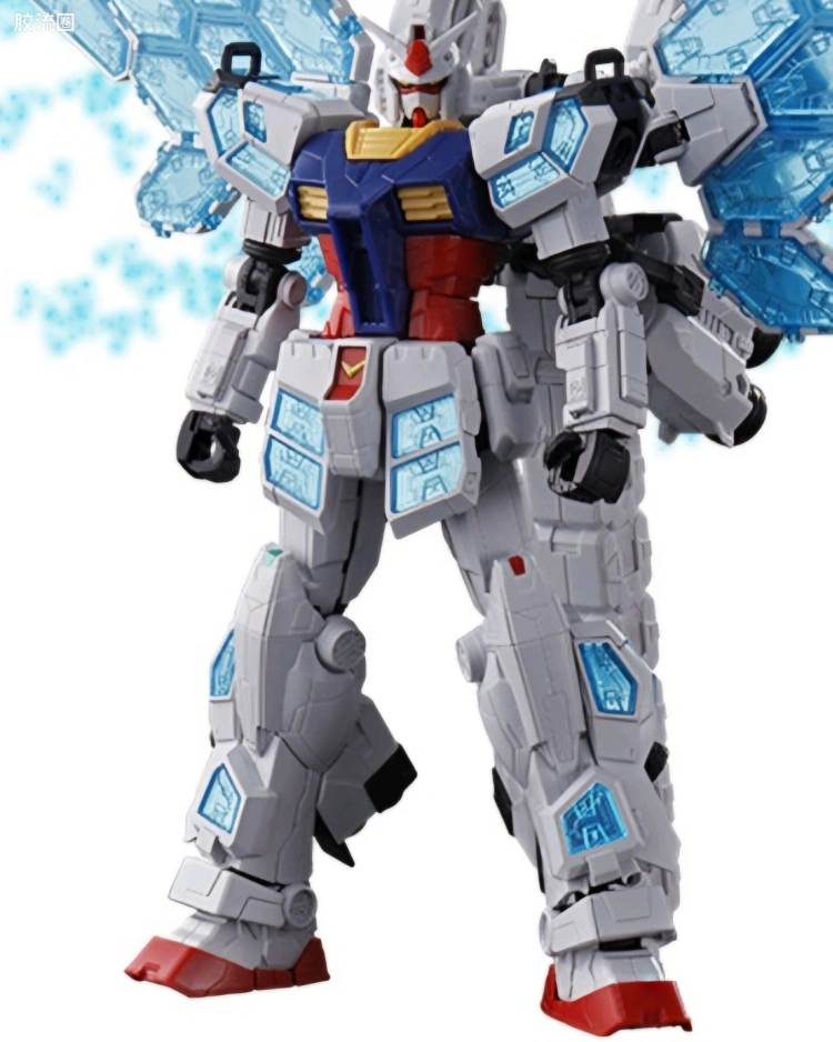 RX-78F00/E 高达(EX-001 玻璃羽翼装备) 化学回收塑料Ver.