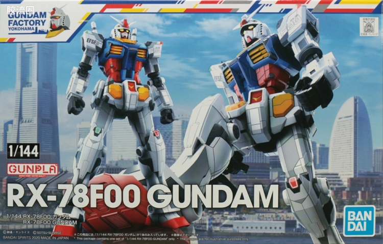 横滨高达工厂系列 1/144 RX-78F00 高达