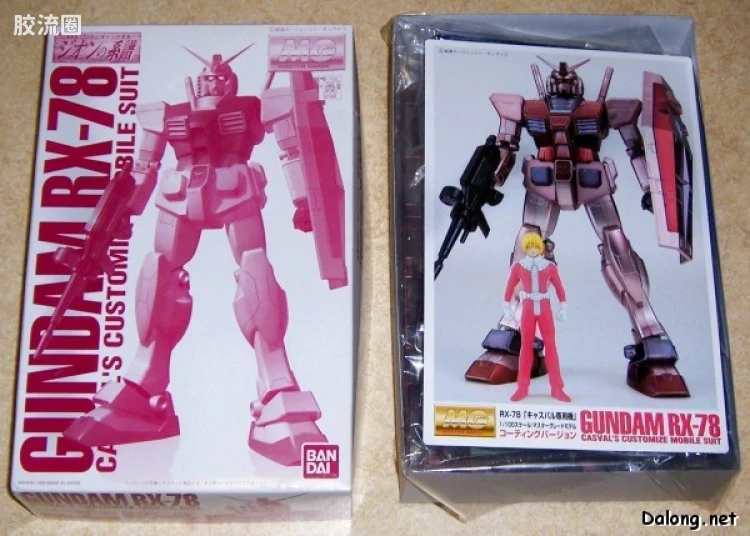MG 限定电镀版 卡斯巴尔专用高达 金属涂装版 - 图片