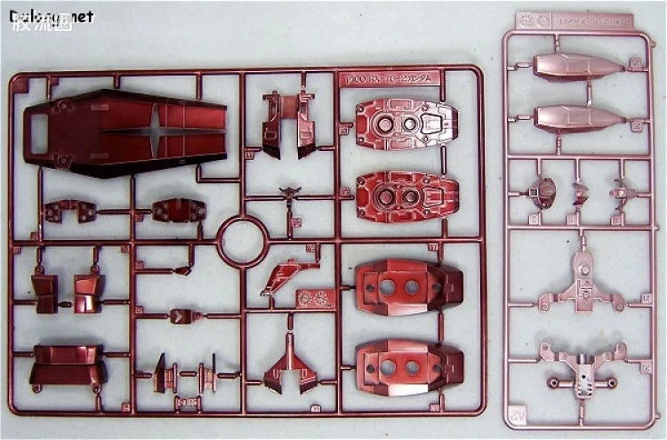 MG 限定电镀版 卡斯巴尔专用高达 金属涂装版 - 图片