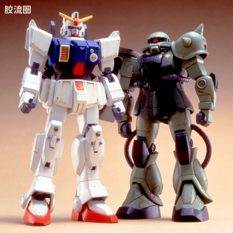 机动战士高达 第08MS小队拼装模型 HG 1/144 RX-79[G] 陆战型高达 VS MS-06J 陆战型扎古Ⅱ - 图片