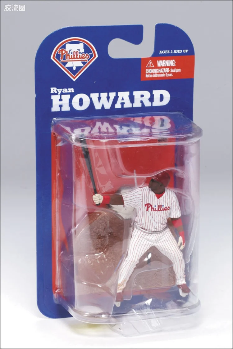 麦克法兰MLB棒球系列玩具 3寸系列第7代 RYAN HOWARD