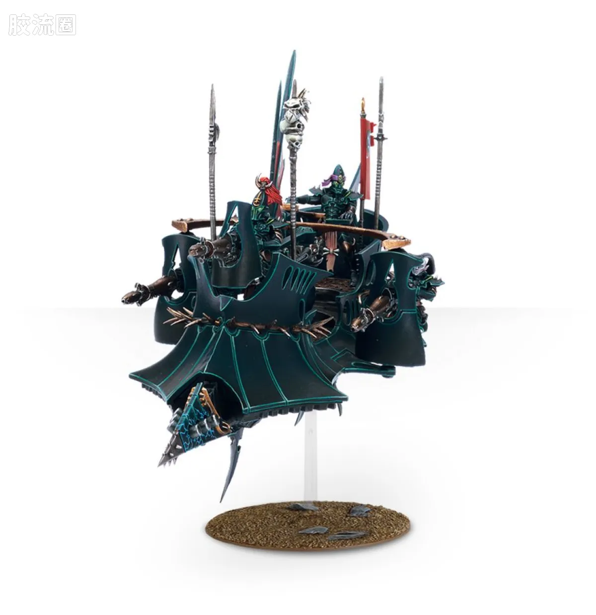 战锤40K Drukhari 黑暗灵族 5版 破坏者飞艇 - 图片