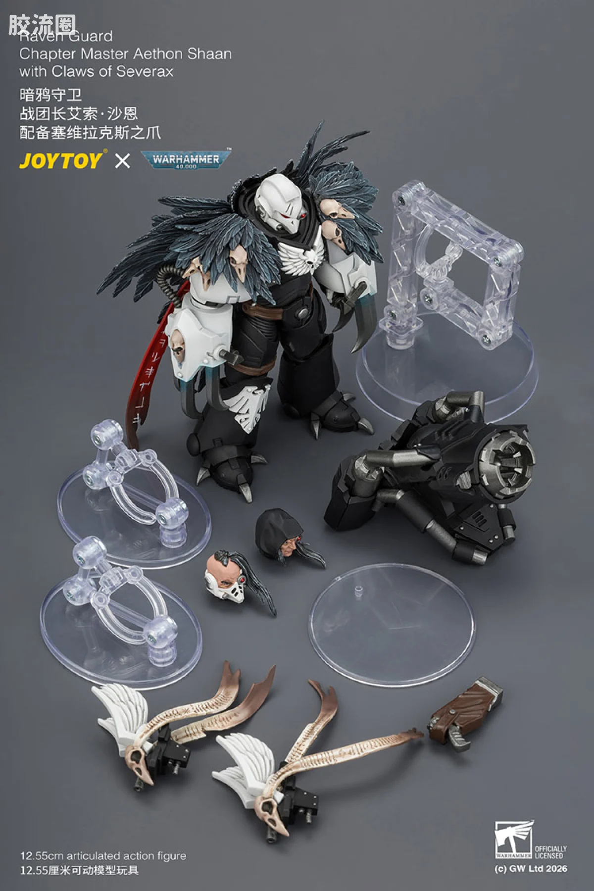 JOYTOY x 战锤40K null 暗鸦守卫 战团长艾索沙恩（赛维拉克丝之爪） - 图片