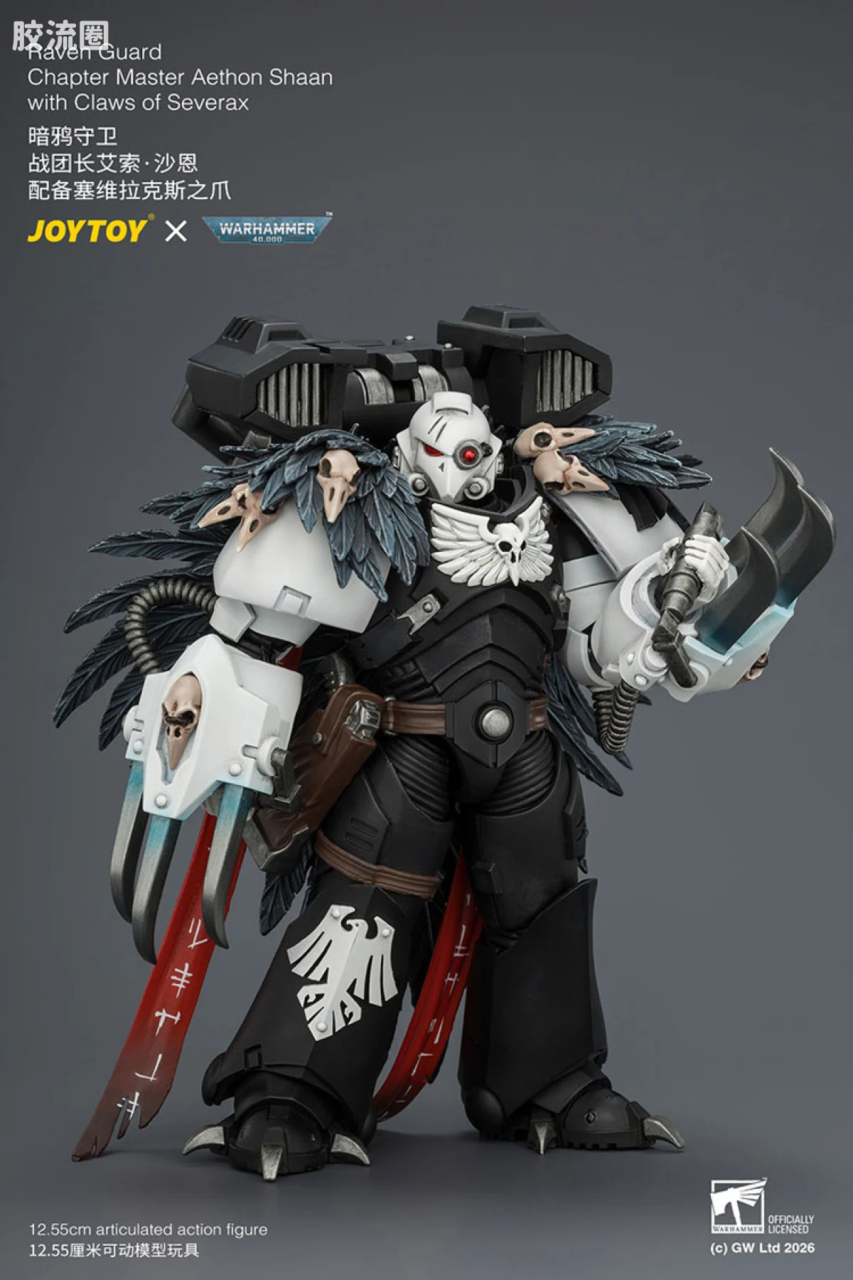 JOYTOY x 战锤40K null 暗鸦守卫 战团长艾索沙恩（赛维拉克丝之爪） - 图片