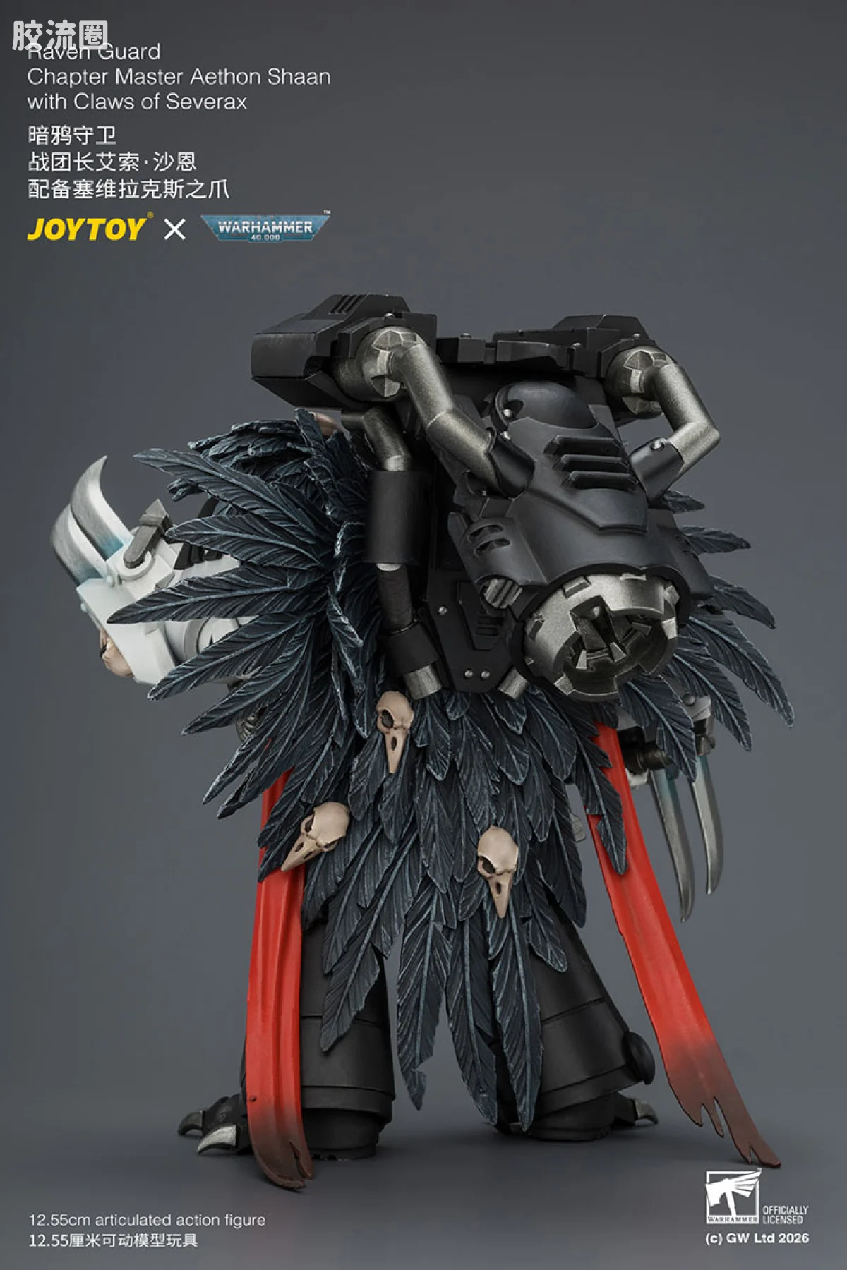 JOYTOY x 战锤40K null 暗鸦守卫 战团长艾索沙恩（赛维拉克丝之爪） - 图片