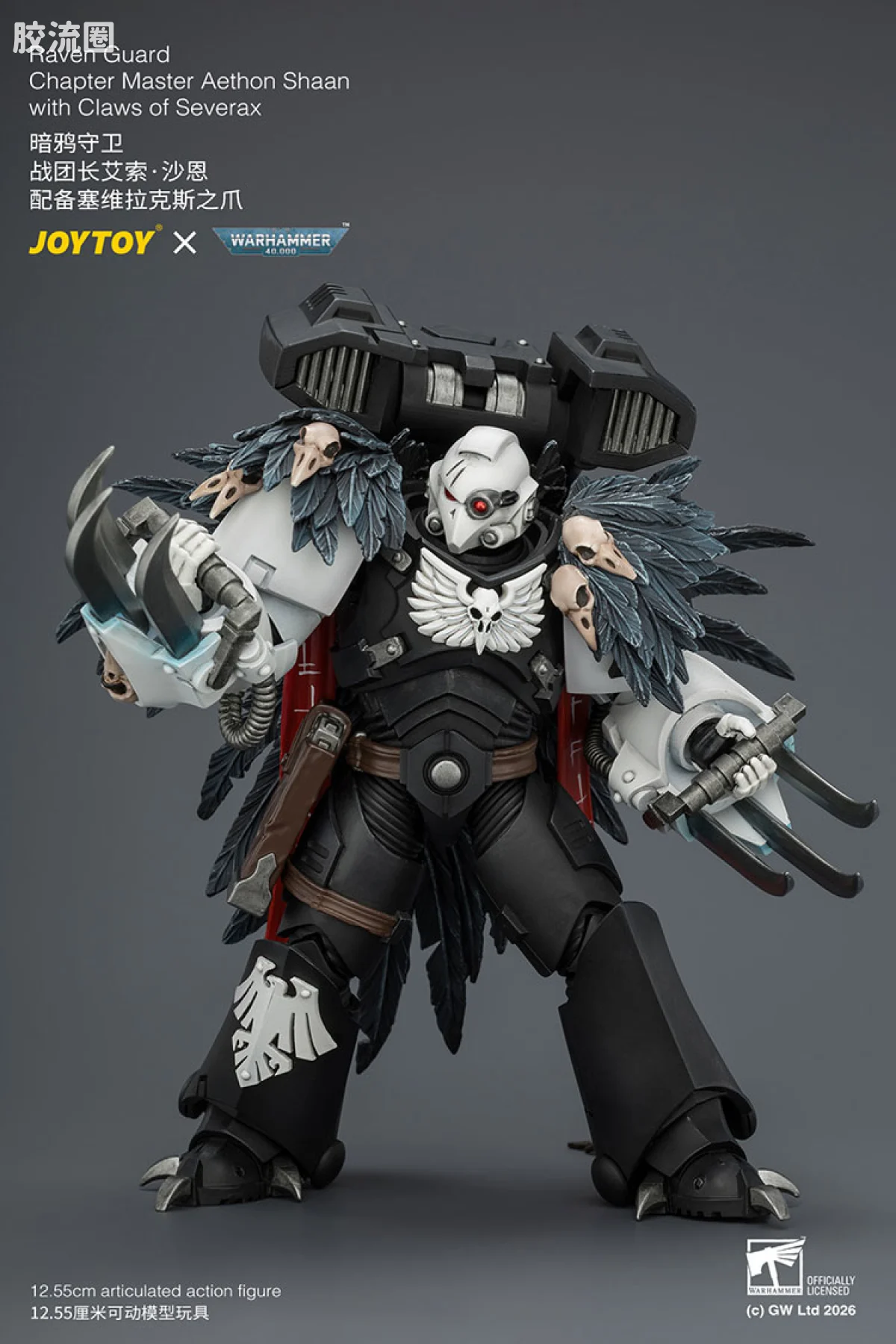 JOYTOY x 战锤40K null 暗鸦守卫 战团长艾索沙恩（赛维拉克丝之爪） - 图片