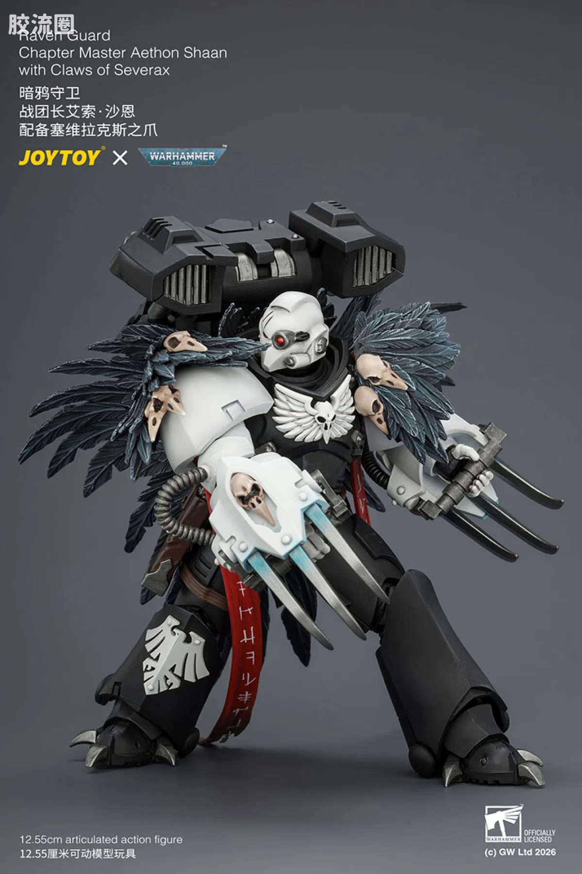 JOYTOY x 战锤40K null 暗鸦守卫 战团长艾索沙恩（赛维拉克丝之爪） - 图片