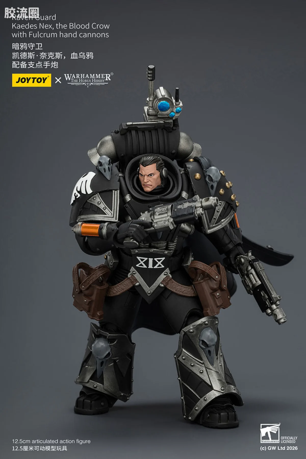 JOYTOY x 战锤40K null HH暗鸦守卫 凯德斯奈克斯 鲜血之鸦 - 图片